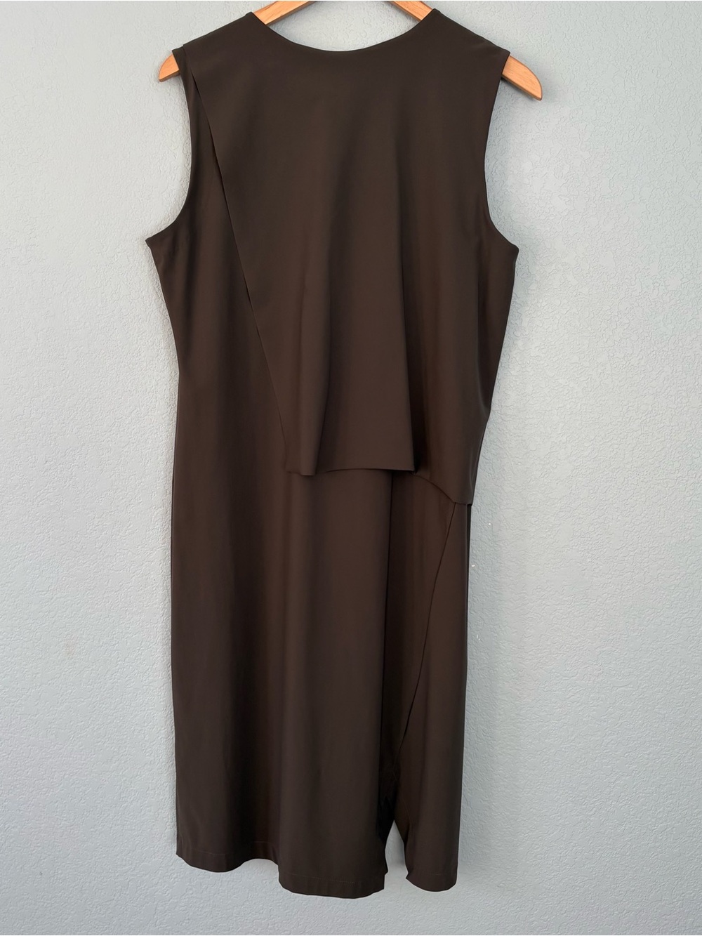 Porto San Francisco Dress Matte Sleeveless Top Panel Layered